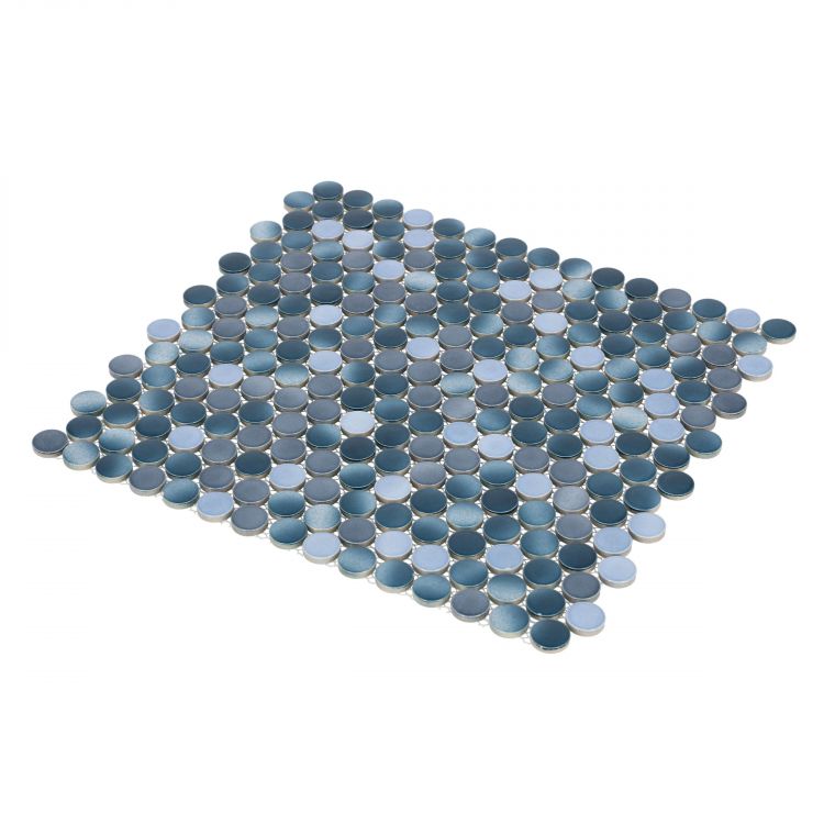 Penny Round Gradient Blue 11.5 x 12.25